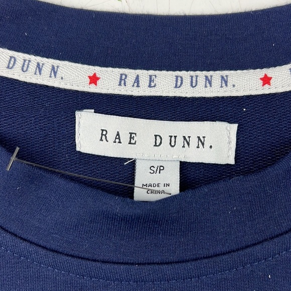 Rae Dunn navy blue sweatshirt "Sparks Will Fly" size small - Picture 4 of 10